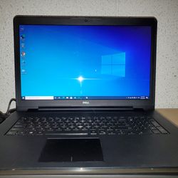 DELL INSPIRON 5758 17” LAPTOP W/ 500GB SSD, WINDOWS 10 PRO & SWISS BAG