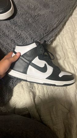 High black and white dunks