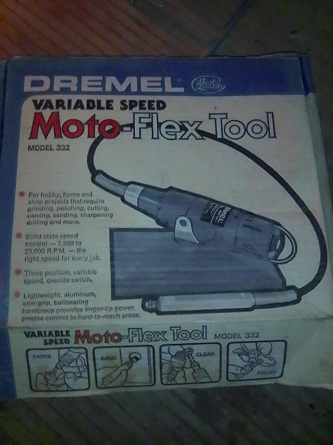 Dremel Variable Speed Motoplex Tool Model 332 In The Box