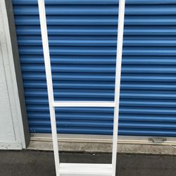 White Retail Metal Sign Stand