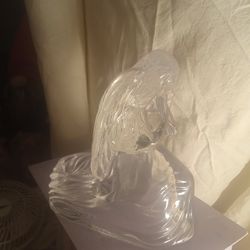 Angel with tea light candle setting