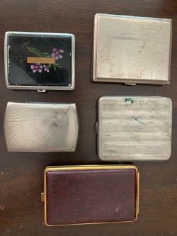 Vintage cigarette cases