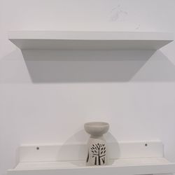 IKEA MOSSLANDA Picture Ledges — White, 21¾″ × 4¾″ — Great for Photos/Art