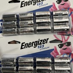 LITHIUM ENERGIZER 123 BATTERIES