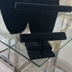 Velour Bust & Jewley Stands