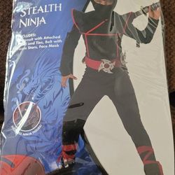 Stealth Ninja XLarge Child Costume Size 12-14