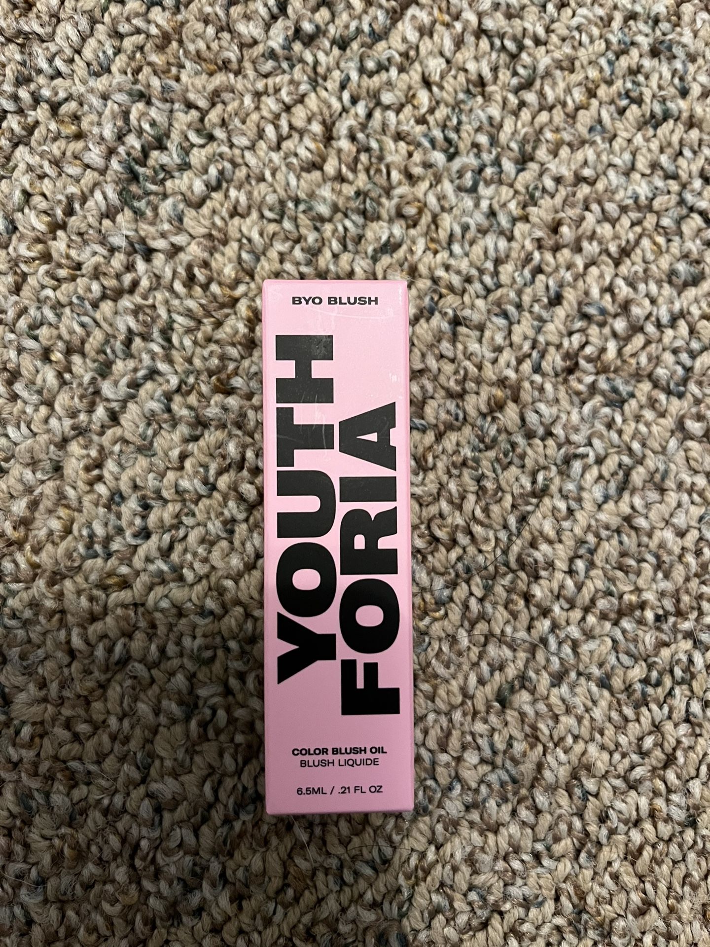 New W/box Youthforia BYO Blush, Vegan & Cruelty Free Color Changing Blush Oil, Lets Go Party