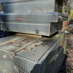 Various Weather Guard Truck Tool Boxes