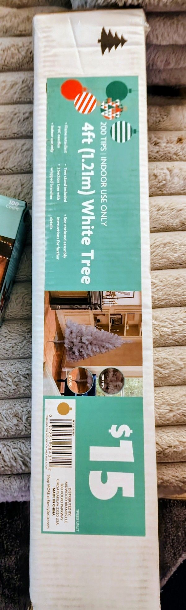 4ft Christmas Tree With Lights And Other Decorations