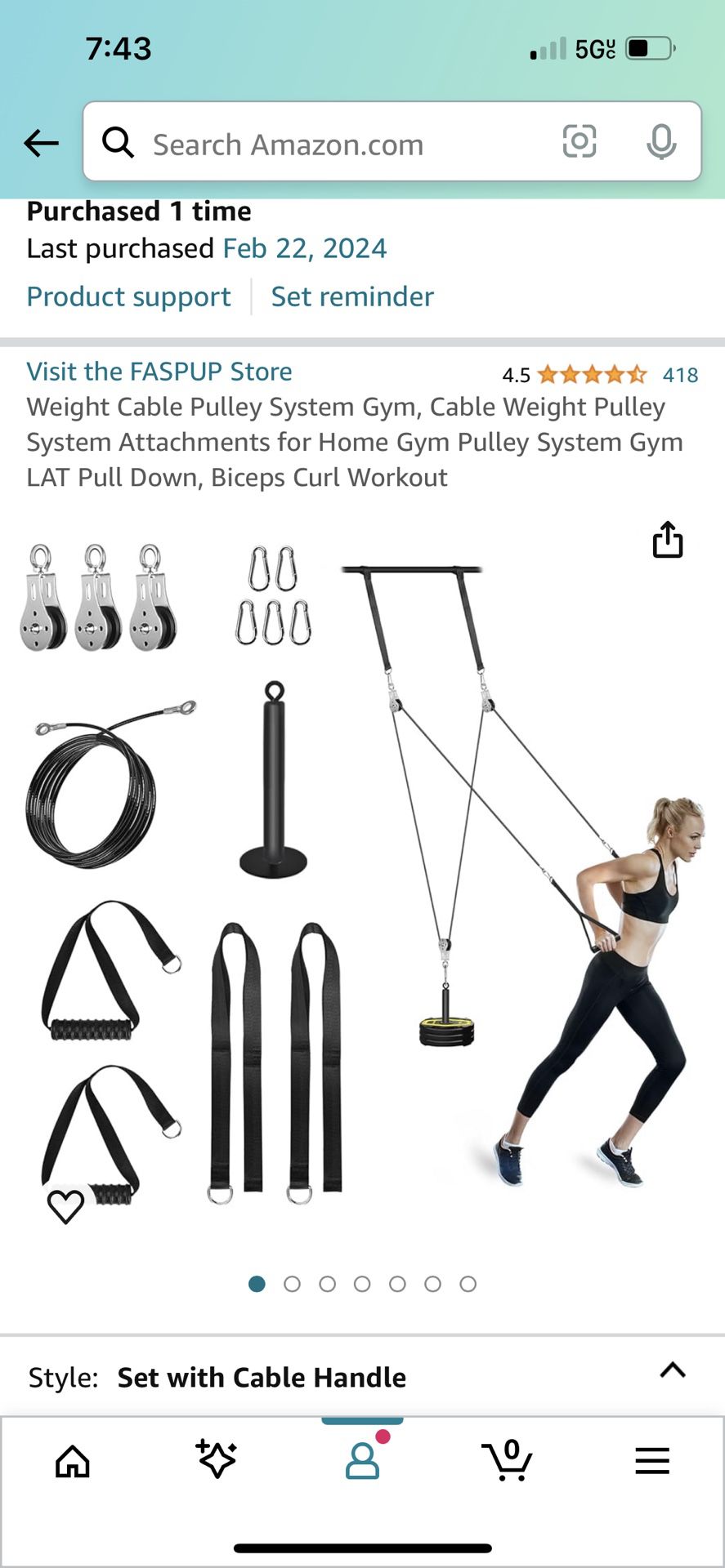Exercise Pulley System 
