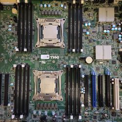 DELL 7910 Server Motherboard w/ Dual Xeon CPUs COMBO