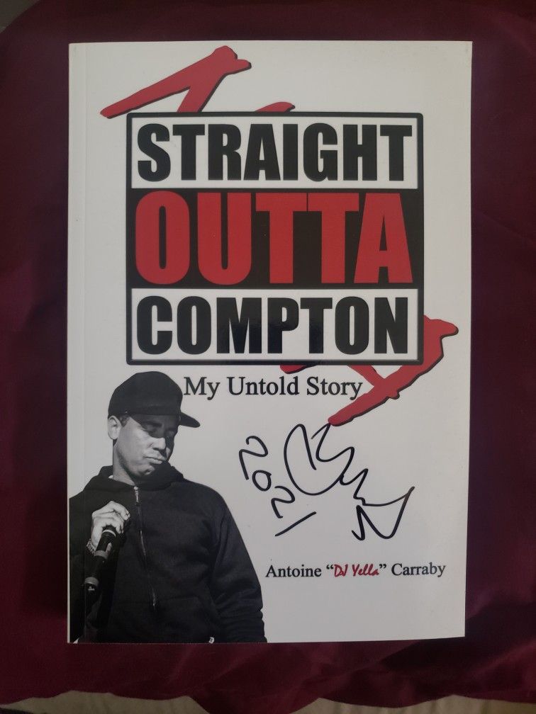 DJ yella Of NWA Autographed Book