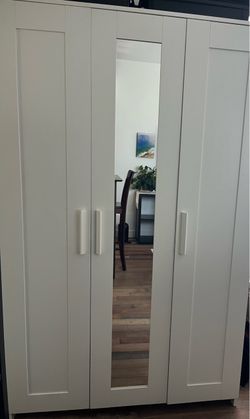 BRIMNES Wardrobe with 3 doors