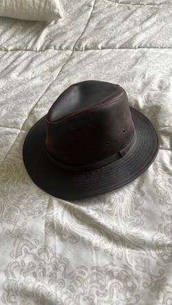 Leather hat