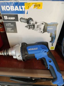 Kobalt 9 amp corded drill