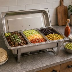 3 Tray Stainless Steel Chafing Dish