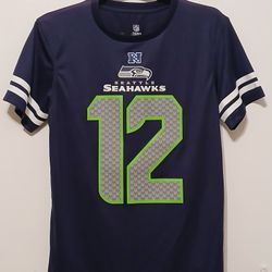 Kids Seahawks Poly Jersey L Team Apparel 12 Fan