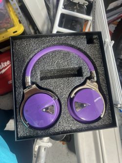 Purple Cowin Headphones