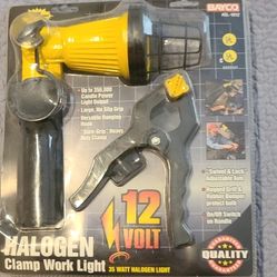 Halogen Clamp On Work Light