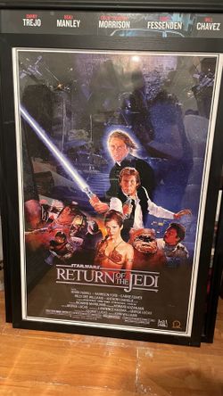 Star Wars Return of the Jedi Framed Poster