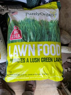 Fertilizer lawn food organic grass