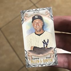 Derek Jeter Mini Card