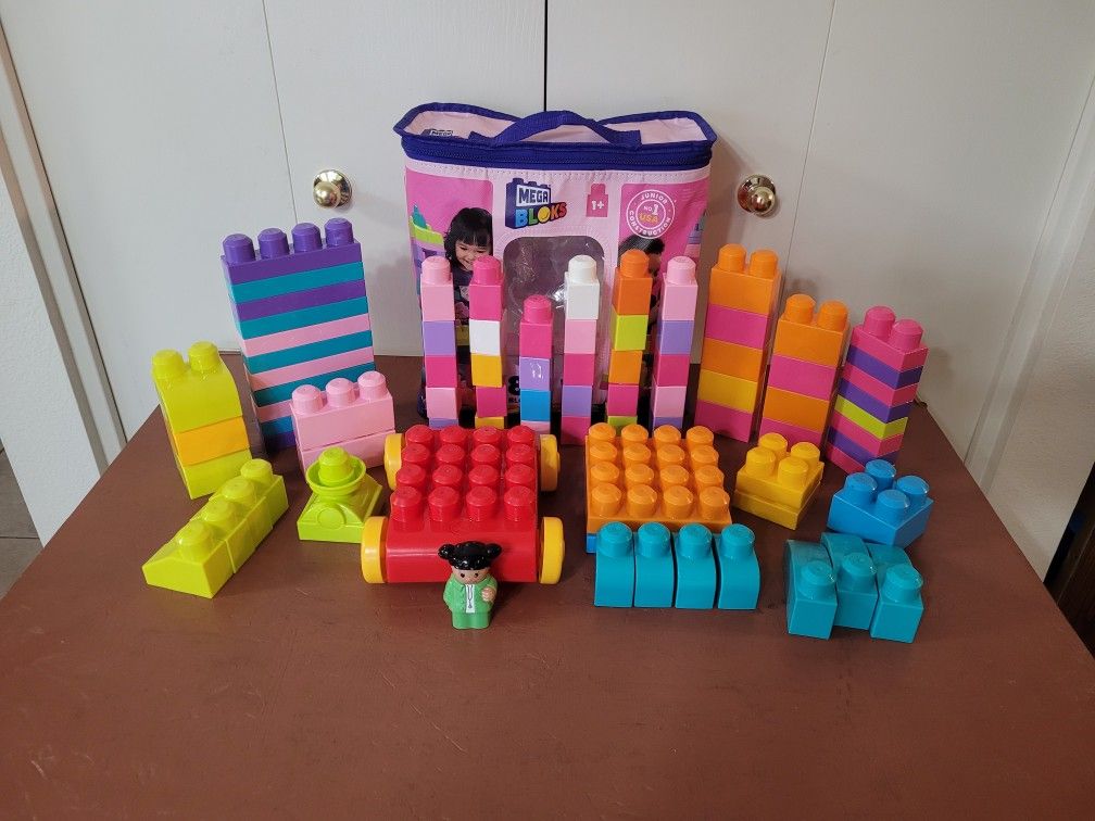 Mega Bloks Big Building Bag (80 Blocks)