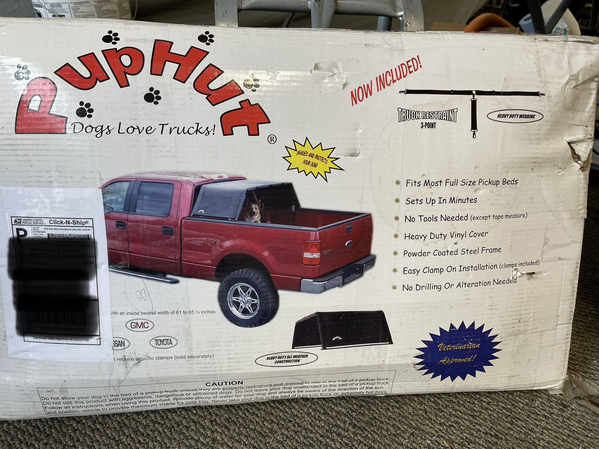 Pup Hut Truck Canopy