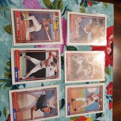 Atlanta Braves 1992 Topps Baseball Cards Lot 