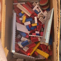 Box Of 1970’s Legos