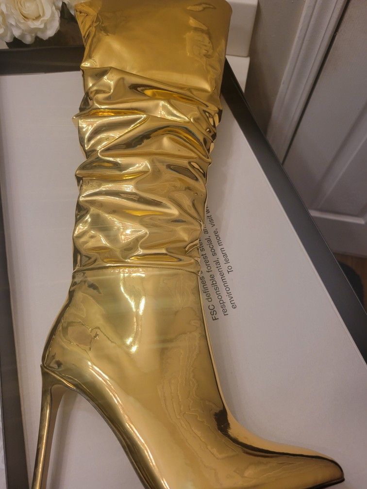 Gold BOOTS