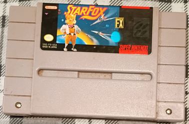 Star Fox Super Nintendo SNES Cartridge