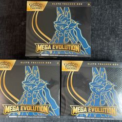 3 Pokemon Mega Evolutions Elite Trainer Box