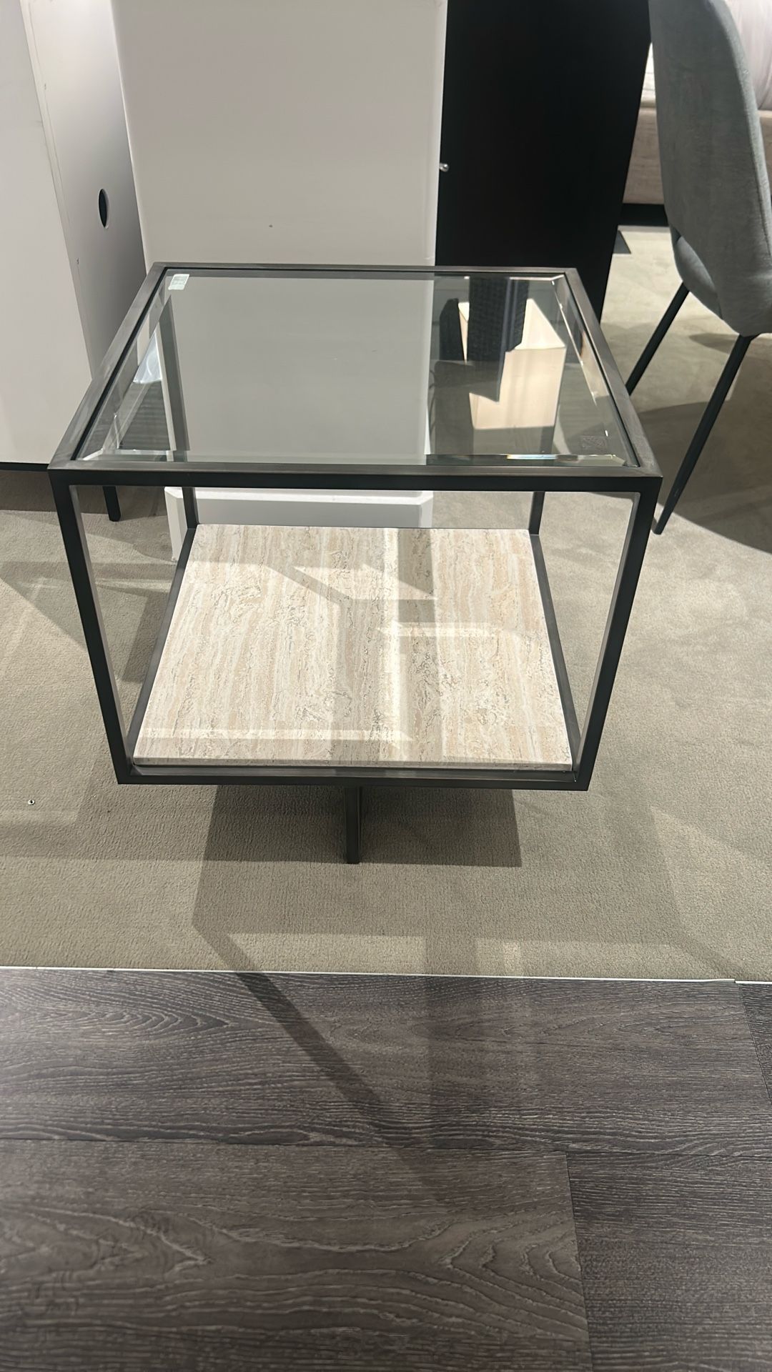 Glass End Table