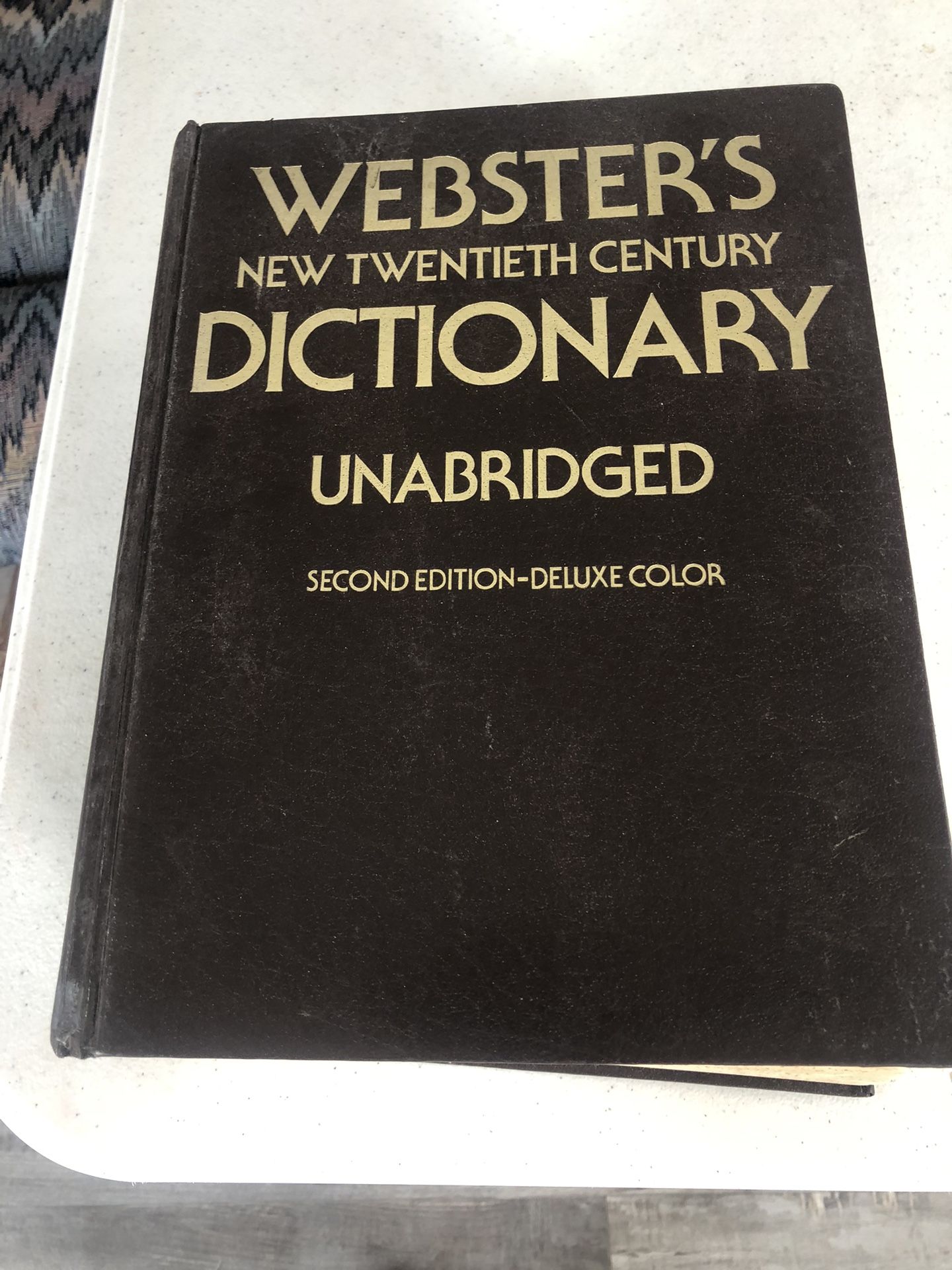 Webster Huge Dictionary.