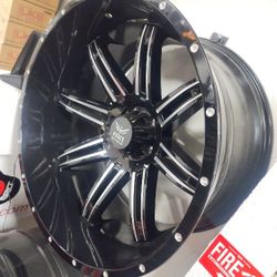 22x12.5 5 Lug Universal Wheels