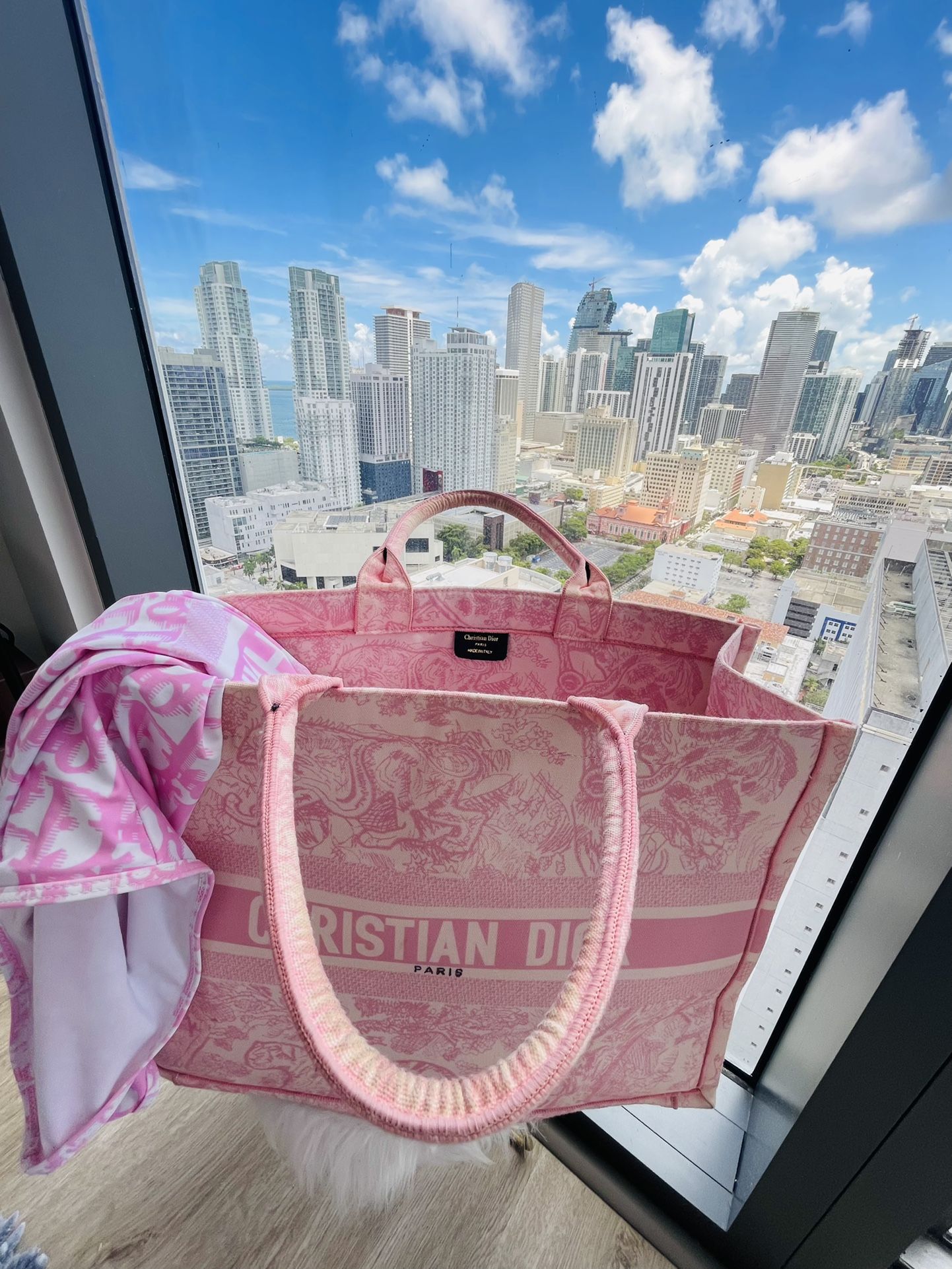 Pink Dior Tote