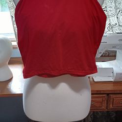 Red Halter Top Small