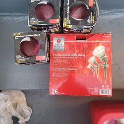 3 Flood Lights 