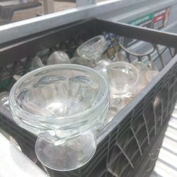 Cleaned out a restaurant out of business plates left behind and cups