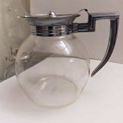 Rare Pyrex Coffee Tea Pot Carafe Antique Vintage Kitchen  Thumbnail