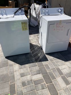 washer and dryer