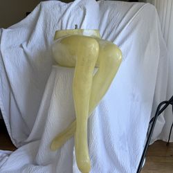 Vintage Fiberglass Mannequin Legs (x2)