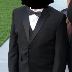 Black Tuxedo Jacket And Vest No Pants 