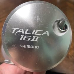 Shimano Talica 16.ii reel.