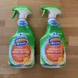 Scrubbing Bubbles bathroom cleaner 