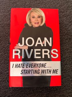 Joan Rivers I Hate Everyone Hardcover Book SIGNED