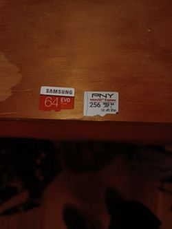 256 GB and 64 GB