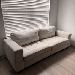 Hanherry 89" Sofa for Living Room, Beige