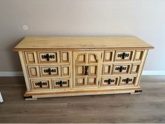 Old Wooden Dresser Set